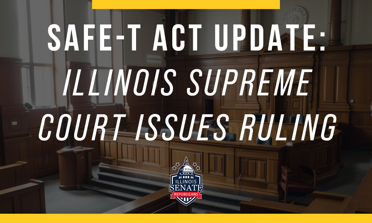 Bennett Disappointed By The Il Supreme Court Ruling Upholding The Safe T Act Tom Bennett 